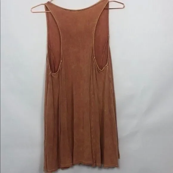 Altar’d State Salmon Stonewashed Sleeveless Tunic - Picture 9 of 9